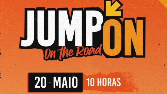 JUMP ON IMAGINE LAND ON THE ROAD